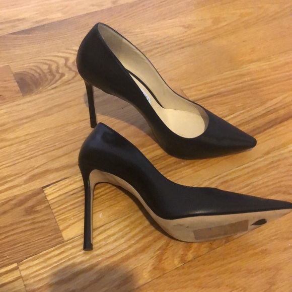 JIMMY CHOO SIMPLE CLASSIC LEATHER PUMP 38.5 - Picture 11 of 14